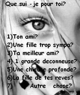 Qui suis-je pour toi ?